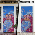 Brisbane Lions NAIDOC Week 2026 Door Cover Australian Aboriginal Dot Art Dreamtime Pattern Style