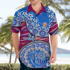 Brisbane Lions NAIDOC Week 2026 Hawaiian Shirt Australian Aboriginal Dot Art Dreamtime Pattern Style