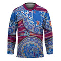 Brisbane Lions NAIDOC Week 2026 Hockey Jersey Australian Aboriginal Dot Art Dreamtime Pattern Style