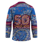 Brisbane Lions NAIDOC Week 2026 Hockey Jersey Australian Aboriginal Dot Art Dreamtime Pattern Style