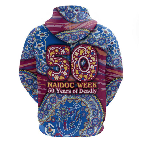 Brisbane Lions NAIDOC Week 2026 Hoodie Australian Aboriginal Dot Art Dreamtime Pattern Style