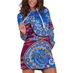 Brisbane Lions NAIDOC Week 2026 Hoodie Dress Australian Aboriginal Dot Art Dreamtime Pattern Style