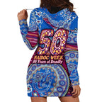 Brisbane Lions NAIDOC Week 2026 Hoodie Dress Australian Aboriginal Dot Art Dreamtime Pattern Style