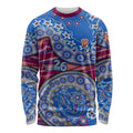 Brisbane Lions NAIDOC Week 2026 Long Sleeve Shirt Australian Aboriginal Dot Art Dreamtime Pattern Style