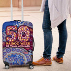 Brisbane Lions NAIDOC Week 2026 Luggage Cover Australian Aboriginal Dot Art Dreamtime Pattern Style