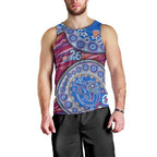 Brisbane Lions NAIDOC Week 2026 Men Tank Top Australian Aboriginal Dot Art Dreamtime Pattern Style