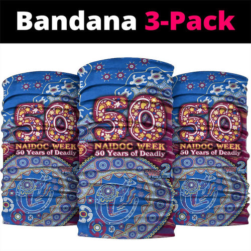 Brisbane Lions NAIDOC Week 2026 Neck Gaiter Australian Aboriginal Dot Art Dreamtime Pattern Style