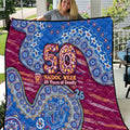 Brisbane Lions NAIDOC Week 2026 Quilt Australian Aboriginal Dot Art Dreamtime Pattern Style