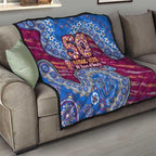 Brisbane Lions NAIDOC Week 2026 Quilt Australian Aboriginal Dot Art Dreamtime Pattern Style