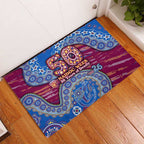 Brisbane Lions NAIDOC Week 2026 Rubber Doormat Australian Aboriginal Dot Art Dreamtime Pattern Style