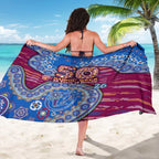 Brisbane Lions NAIDOC Week 2026 Sarong Australian Aboriginal Dot Art Dreamtime Pattern Style