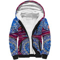 Brisbane Lions NAIDOC Week 2026 Sherpa Hoodie Australian Aboriginal Dot Art Dreamtime Pattern Style