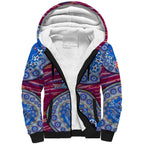 Brisbane Lions NAIDOC Week 2026 Sherpa Hoodie Australian Aboriginal Dot Art Dreamtime Pattern Style