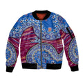 Brisbane Lions NAIDOC Week 2026 Sleeve Zip Bomber Jacket Australian Aboriginal Dot Art Dreamtime Pattern Style
