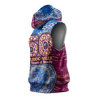 Brisbane Lions NAIDOC Week 2026 Sleeveless Hoodie Australian Aboriginal Dot Art Dreamtime Pattern Style