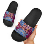 Brisbane Lions NAIDOC Week 2026 Slide Sandals Australian Aboriginal Dot Art Dreamtime Pattern Style