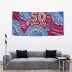 Brisbane Lions NAIDOC Week 2026 Tapestry Australian Aboriginal Dot Art Dreamtime Pattern Style