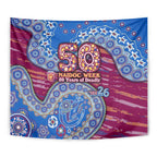 Brisbane Lions NAIDOC Week 2026 Tapestry Australian Aboriginal Dot Art Dreamtime Pattern Style