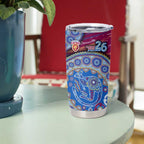 Brisbane Lions NAIDOC Week 2026 Tumbler Cup Australian Aboriginal Dot Art Dreamtime Pattern Style
