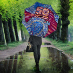 Brisbane Lions NAIDOC Week 2026 Umbrella Australian Aboriginal Dot Art Dreamtime Pattern Style