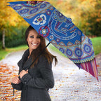 Brisbane Lions NAIDOC Week 2026 Umbrella Australian Aboriginal Dot Art Dreamtime Pattern Style