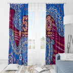 Brisbane Lions NAIDOC Week 2026 Window Curtain Australian Aboriginal Dot Art Dreamtime Pattern Style