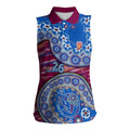 Brisbane Lions NAIDOC Week 2026 Women Sleeveless Polo Shirt Australian Aboriginal Dot Art Dreamtime Pattern Style