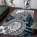Carlton Blues NAIDOC Week 2026 Area Rug Australian Aboriginal Dot Art Dreamtime Pattern Style