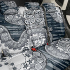 Carlton Blues NAIDOC Week 2026 Back Car Seat Cover Australian Aboriginal Dot Art Dreamtime Pattern Style