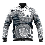 Carlton Blues NAIDOC Week 2026 Baseball Jacket Australian Aboriginal Dot Art Dreamtime Pattern Style