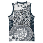 Carlton Blues NAIDOC Week 2026 Basketball Jersey Australian Aboriginal Dot Art Dreamtime Pattern Style