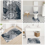 Carlton Blues NAIDOC Week 2026 Bathroom Set Australian Aboriginal Dot Art Dreamtime Pattern Style