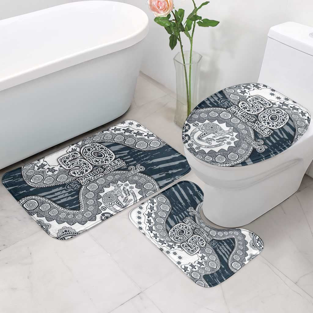 Carlton Blues NAIDOC Week 2026 Bathroom Set Australian Aboriginal Dot Art Dreamtime Pattern Style