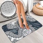 Carlton Blues NAIDOC Week 2026 Bathroom Set Australian Aboriginal Dot Art Dreamtime Pattern Style