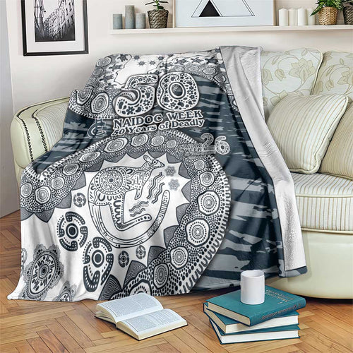 Carlton Blues NAIDOC Week 2026 Blanket Australian Aboriginal Dot Art Dreamtime Pattern Style