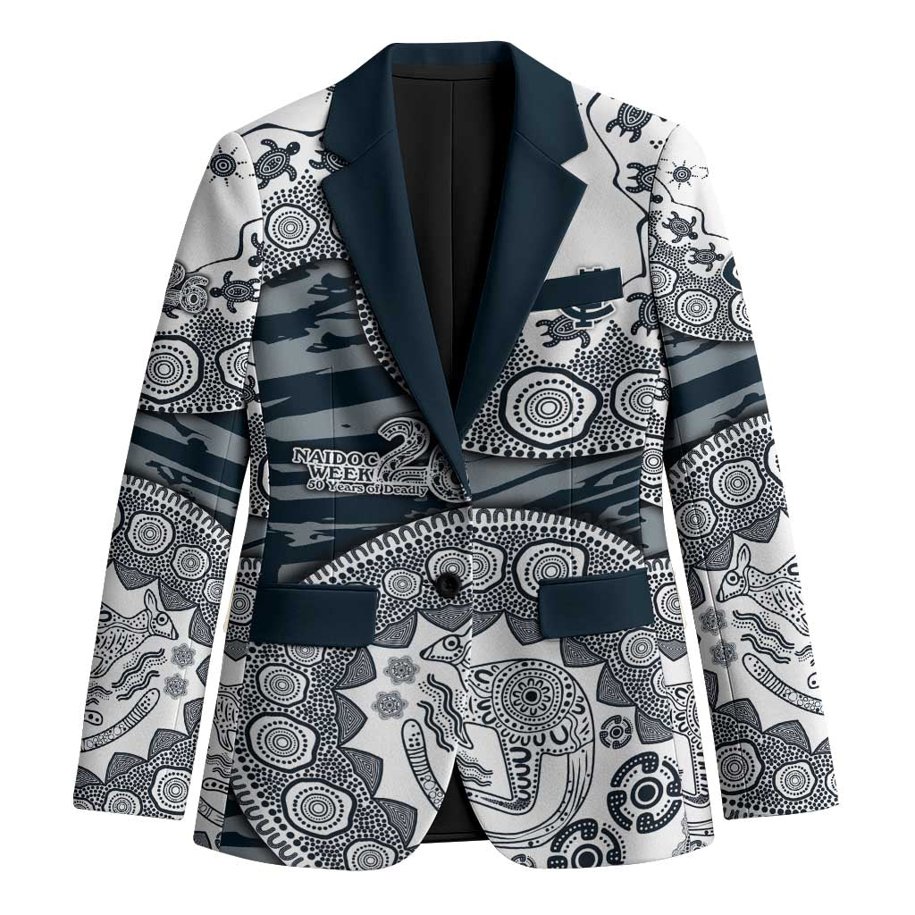 Carlton Blues NAIDOC Week 2026 Blazer Australian Aboriginal Dot Art Dreamtime Pattern Style
