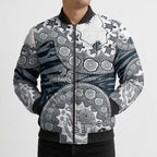 Carlton Blues NAIDOC Week 2026 Bomber Puffer Jacket Australian Aboriginal Dot Art Dreamtime Pattern Style