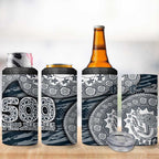 Carlton Blues NAIDOC Week 2026 4 in 1 Can Cooler Tumbler Australian Aboriginal Dot Art Dreamtime Pattern Style