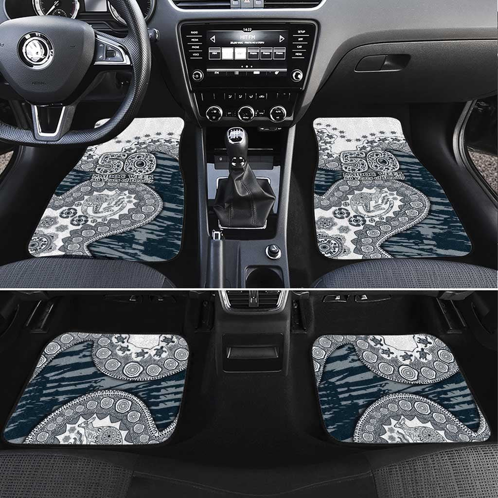 Carlton Blues NAIDOC Week 2026 Car Mats Australian Aboriginal Dot Art Dreamtime Pattern Style