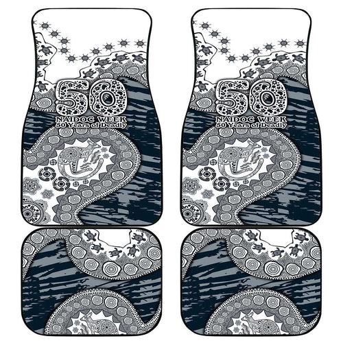 Carlton Blues NAIDOC Week 2026 Car Mats Australian Aboriginal Dot Art Dreamtime Pattern Style