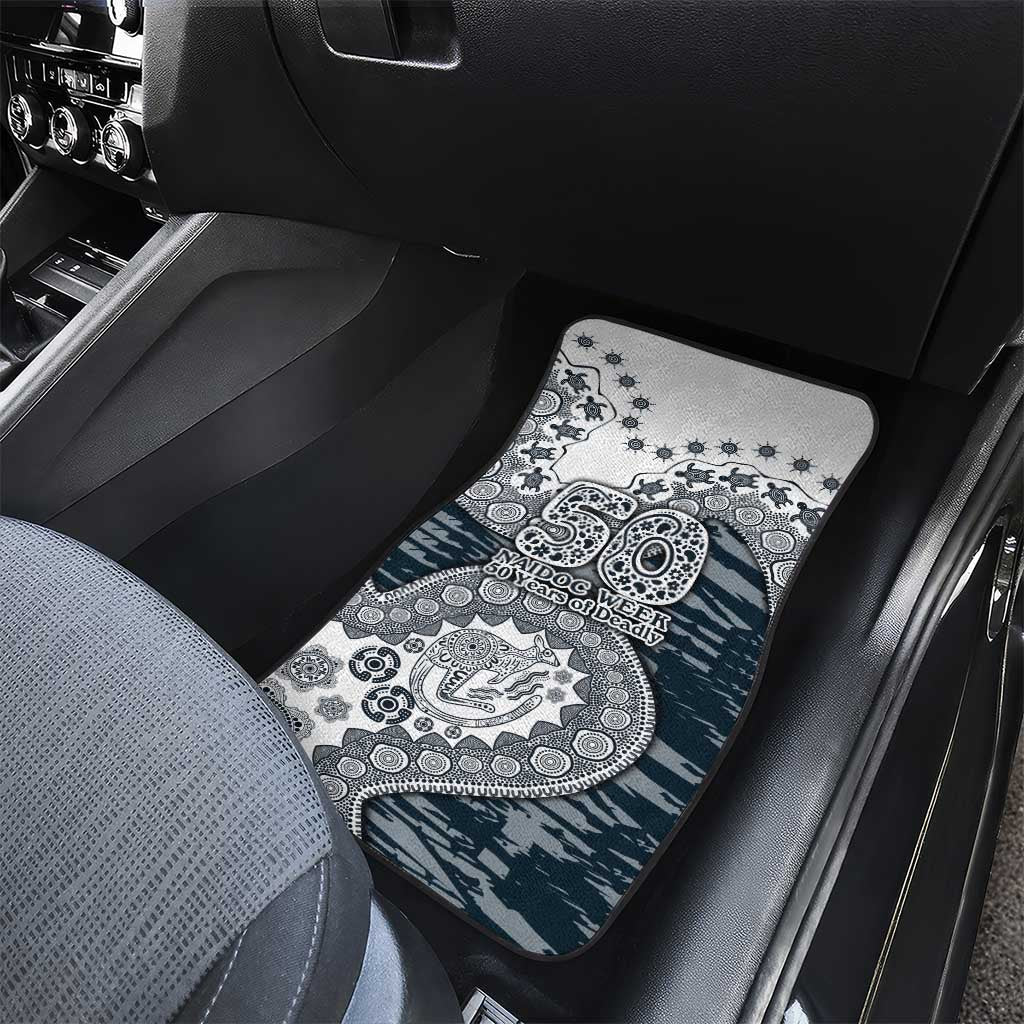 Carlton Blues NAIDOC Week 2026 Car Mats Australian Aboriginal Dot Art Dreamtime Pattern Style