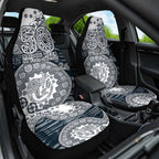 Carlton Blues NAIDOC Week 2026 Car Seat Cover Australian Aboriginal Dot Art Dreamtime Pattern Style