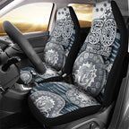 Carlton Blues NAIDOC Week 2026 Car Seat Cover Australian Aboriginal Dot Art Dreamtime Pattern Style
