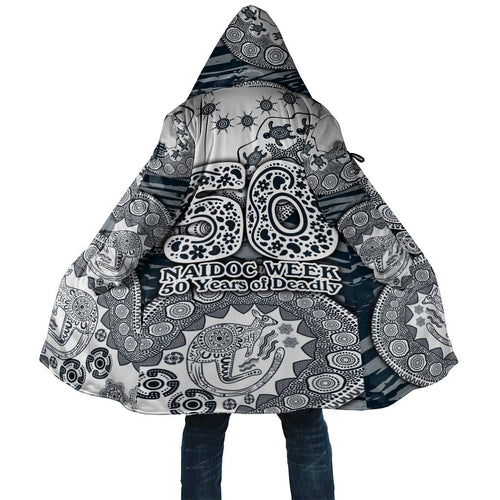 Carlton Blues NAIDOC Week 2026 Cloak Australian Aboriginal Dot Art Dreamtime Pattern Style