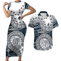 Carlton Blues NAIDOC Week 2026 Couples Matching Short Sleeve Bodycon Dress and Hawaiian Shirt Australian Aboriginal Dot Art Dreamtime Pattern Style