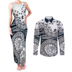 Carlton Blues NAIDOC Week 2026 Couples Matching Tank Maxi Dress and Long Sleeve Button Shirt Australian Aboriginal Dot Art Dreamtime Pattern Style