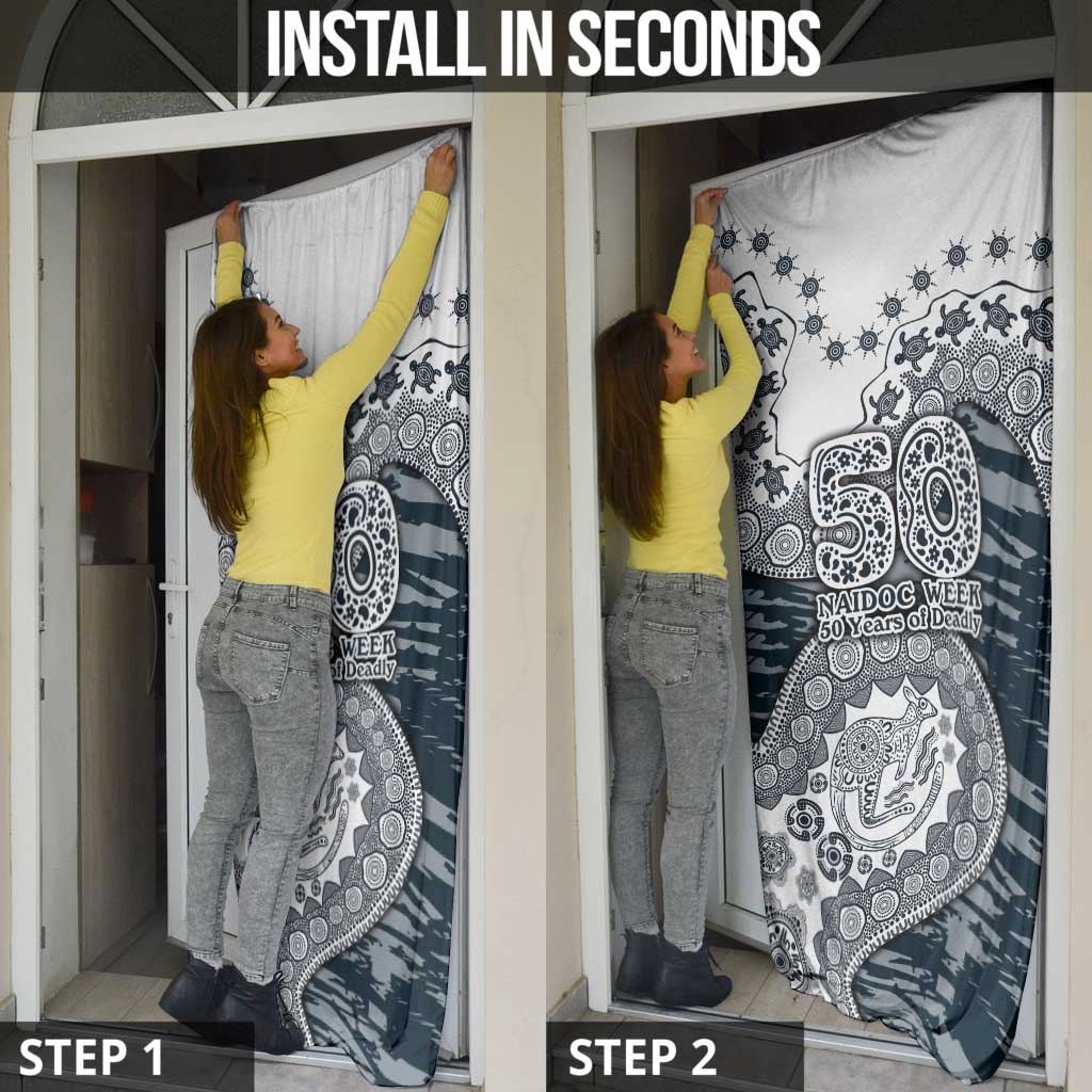 Carlton Blues NAIDOC Week 2026 Door Cover Australian Aboriginal Dot Art Dreamtime Pattern Style