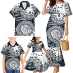 Carlton Blues NAIDOC Week 2026 Family Matching Mermaid Dress and Hawaiian Shirt Australian Aboriginal Dot Art Dreamtime Pattern Style
