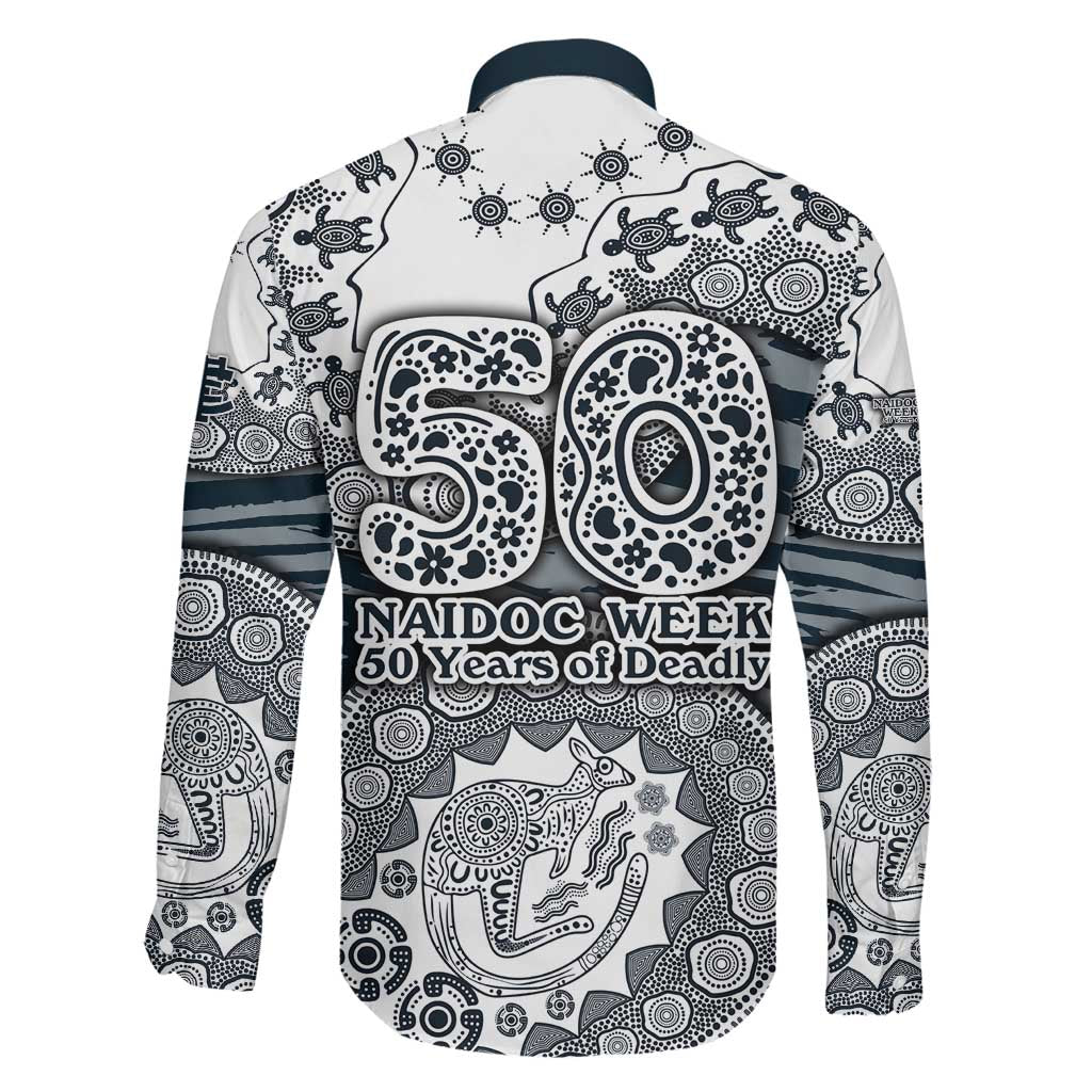 Carlton Blues NAIDOC Week 2026 Family Matching Mermaid Dress and Hawaiian Shirt Australian Aboriginal Dot Art Dreamtime Pattern Style