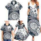 Carlton Blues NAIDOC Week 2026 Family Matching Summer Maxi Dress and Hawaiian Shirt Australian Aboriginal Dot Art Dreamtime Pattern Style